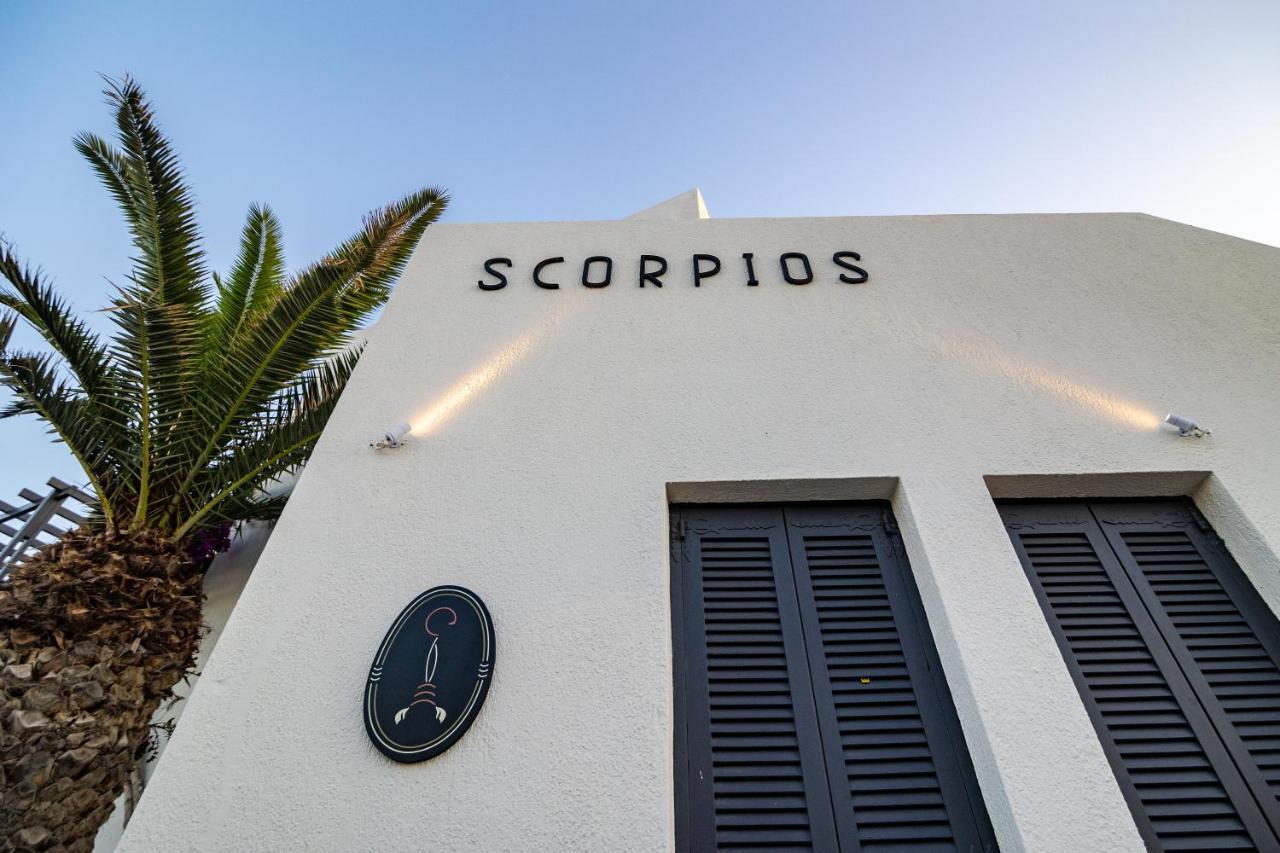 Scorpios Beach Monólithos Buitenkant foto